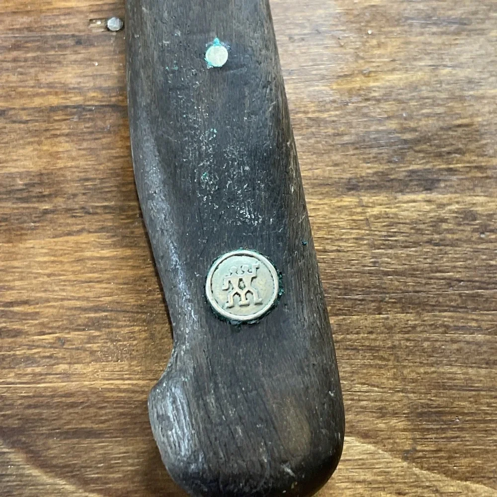Antique J A Henckels Twinworks Germany Carbon Steel 5 1/2‎ Chef Knife Butcher